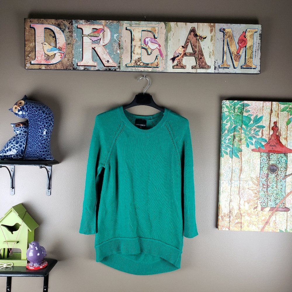 Cynthia Rowley angora blend sweater medium